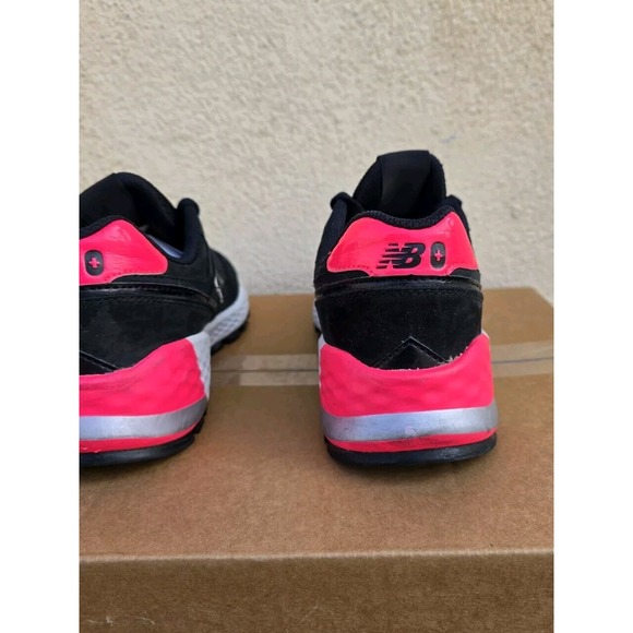 New Balance 574 Black Pink Womens Size 8 Athletic Shoes Sneakers WS574FGB - Picture 4 of 12